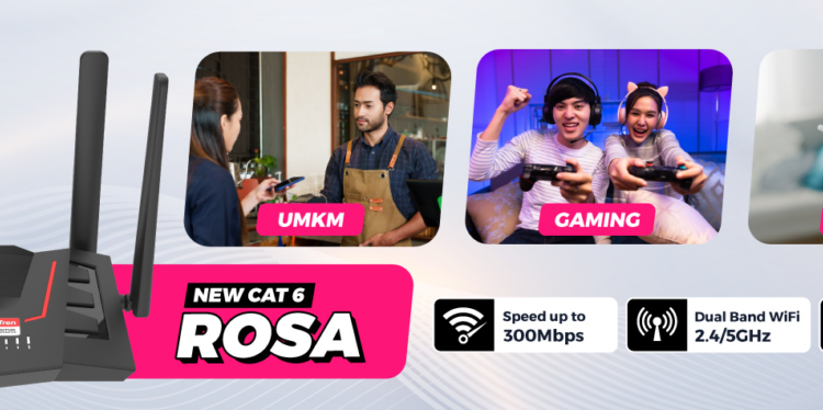 Smartfren Merilis ROSA dengan Teknologi 4G CAT6, Lebih Nyaman dan Cepat!