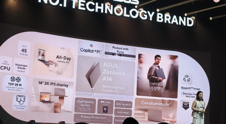 Asus Zenbook A14, Partner Setia untuk PC Paling Ringan di Dunia